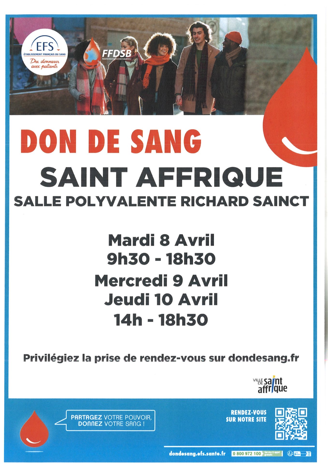 Lire la suite à propos de l’article DON DE SANG